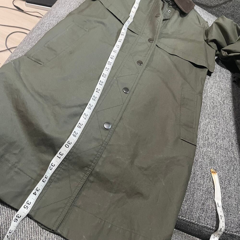 J.crew moss green field trench coat - Picture 11 of 12